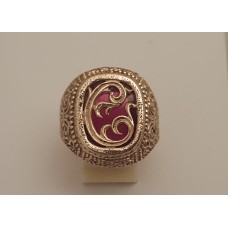 14ct GOLD GENTS RING