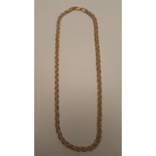 22ct GOLD 3 TONE NECKLACE