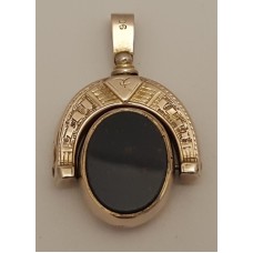 SOLD  9ct GOLD "SPINNER" FOB