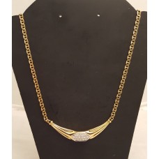 18ct GOLD and DIAMOND NECKLACE