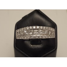 SOLD  2 CARATS of DIAMONDS, 18ct WHITE GOLD RING