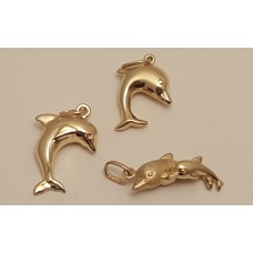 14ct DOLPHIN PENDANT/CHARMS