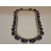 SOLD  SILVER & BLUE AGATE NECKLACE
