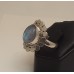 SOLD  MOONSTONE & STERLING SILVER RING