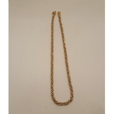 18ct YELLOW & WHITE GOLD NECKLACE
