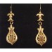 SOLD  VINTAGE 18ct GOLD EARRINGS