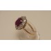 SOLD  2ct NATURAL RUBY, 1ct of DIAMONDS
