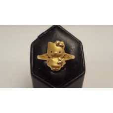 SOLD  22ct GOLD "HELLO KITTY' RING