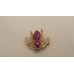 SOLD  22ct GOLD & RUBY "LUCKY CRICKET"