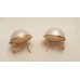 SOLD  MABE PEARL EARRINGS