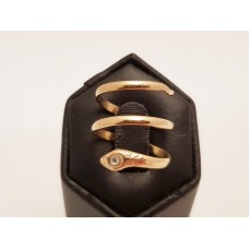 SOLD  18ct GOLD SNAKE RING