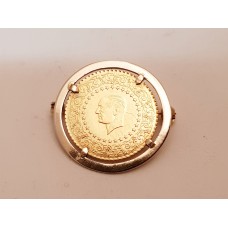 TURKISH 25 PIASTRES GOLD COIN