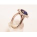 SOLD  NATURAL SAPPHIRE & DIAMOND RING
