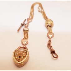 SOLD  ANTIQUE ALBERTINA FOB WATCH CHAIN