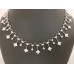 SOLD  18ct WHITE GOLD, DIAMOND NECKLACE