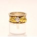 GOLD NUGGETS & DIAMOND RING